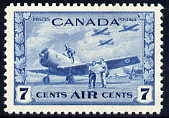 Airplane stamp